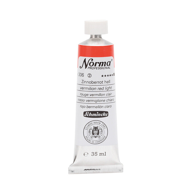 Uljane boje Schmincke Norma Professional 35 ml – 306 Vermilion crvena svetla