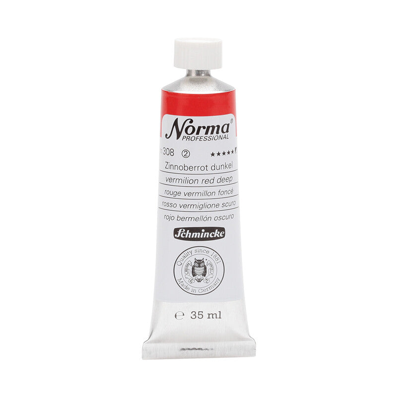 Uljane boje Schmincke Norma Professional 35 ml – 308 Vermilion crvena tamna