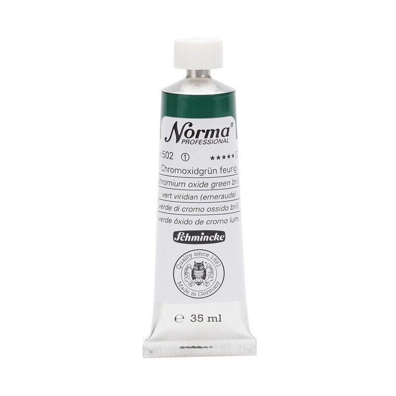 Uljane boje Schmincke Norma Professional 35 ml – 502 Hrom oksid zelena brilijantna