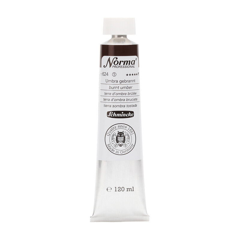 Uljane boje Schmincke Norma Professional 120 ml – 624 Pečena umbra