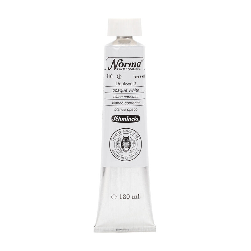 Uljane boje Schmincke Norma Professional 120 ml – 116 Pokrivna bela