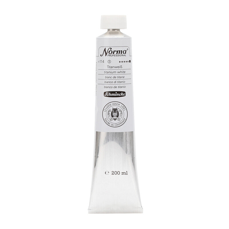 Uljana boja Schmincke Norma Professional 200 ml – 114 Titanijum bela