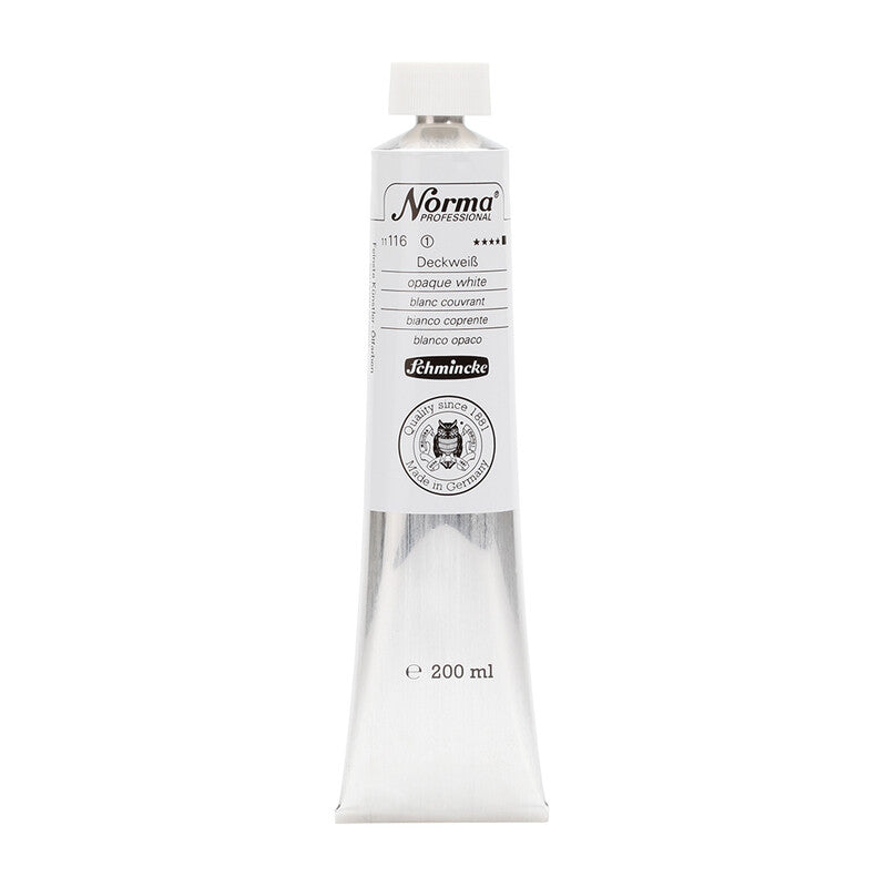 Uljana boja Schmincke Norma Professional 200 ml – 116 Pokrivna bela