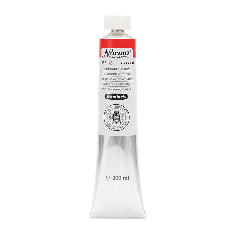 Uljana boja Schmincke Norma Professional 200 ml – 312 Kadmijum crvena