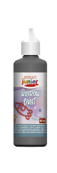 Kontura za staklo Pentart 80 ml - crna