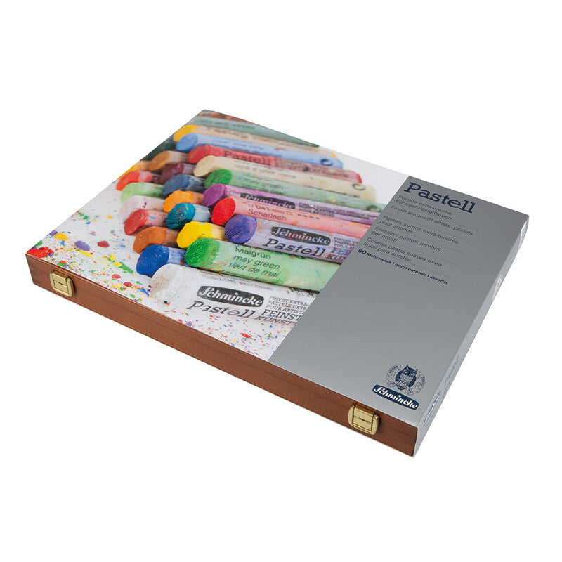 Schmincke drvena kutija sa pastelima TOP 60