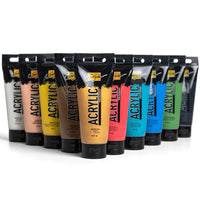 Solo Goia akrilne boje - ARTMIE zlatne šibice | set od 10 k 100 ml