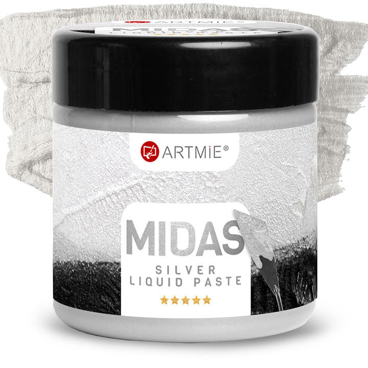Tečna metalik pasta ARTMIE MIDAS srebrna