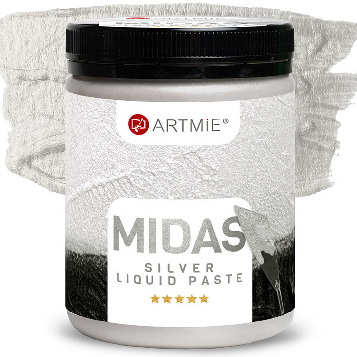 Tečna metalik pasta ARTMIE MIDAS srebrna