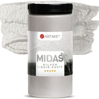 Tečna metalik pasta ARTMIE MIDAS srebrna