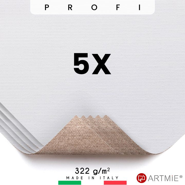 Uzorci slikarskog platna ARTMIE Profi - 5 kom