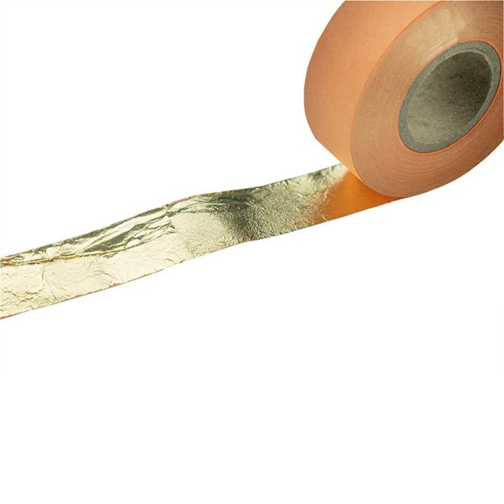 Zlatne metalik kriške u rolni 2,5 cm k 50 m