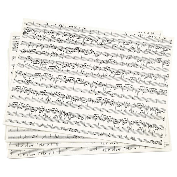 Kreativni papir sa muzićkim printom A4