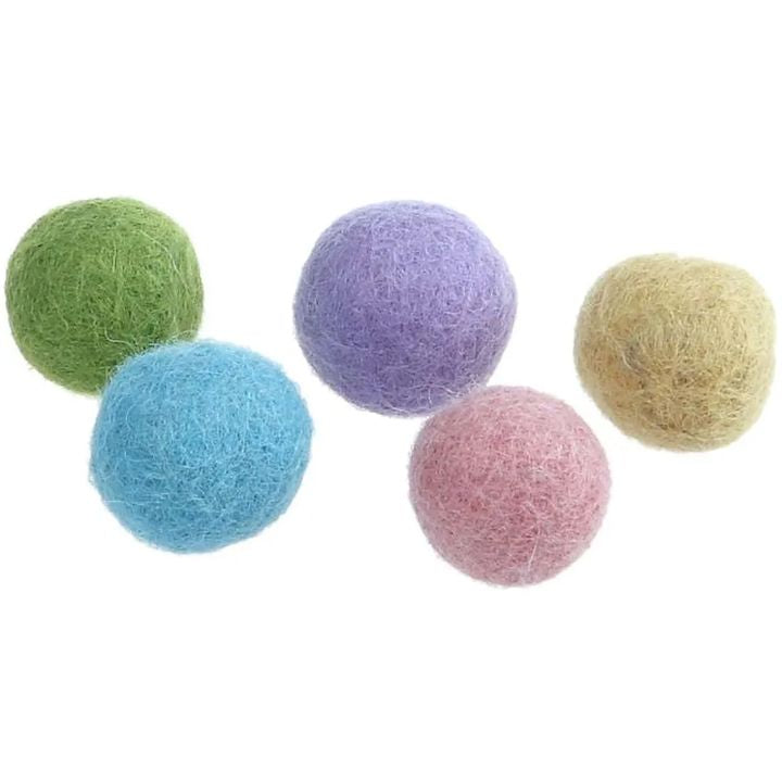 Pastelne filcane kuglice 64 kom