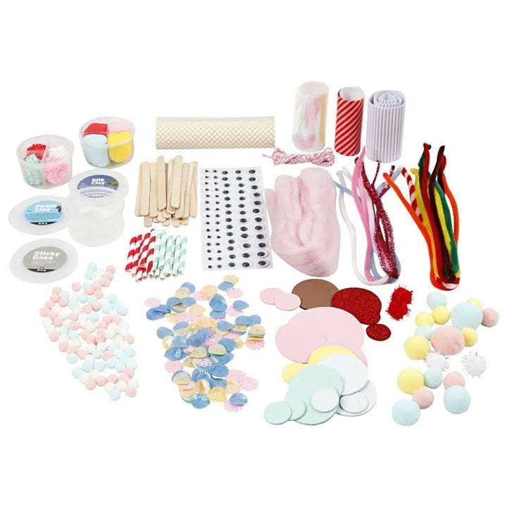 Kreativni set slatkiša - mešavina materijala