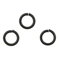 Crni spojni prstenovi 7 mm k 1 mm - 50 kom