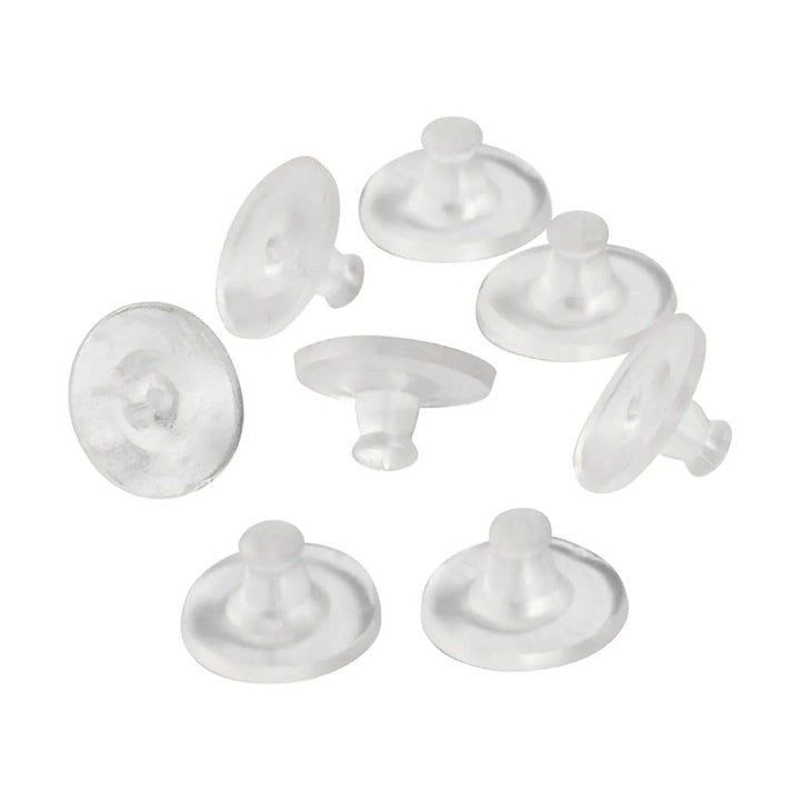 Poleđine gumenih minđuša 10mm - 10 pari