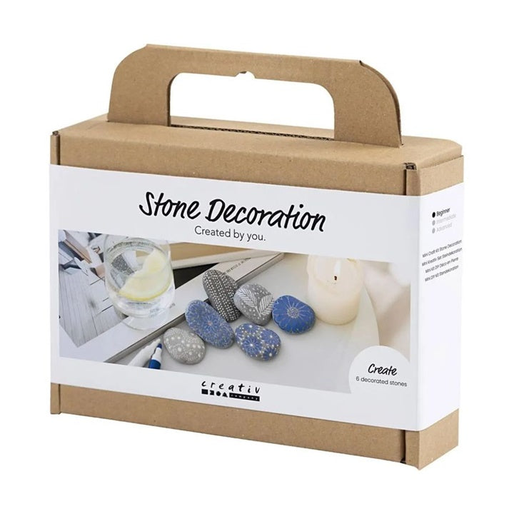 Mini Creative Rock Decorating Set - Blue