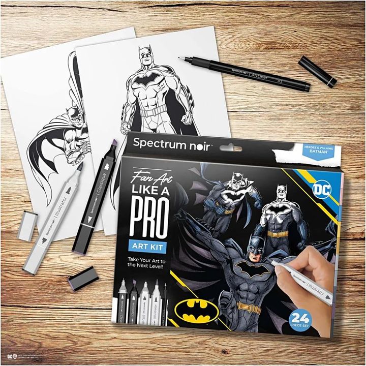 Ilustracija art kit BATMAN