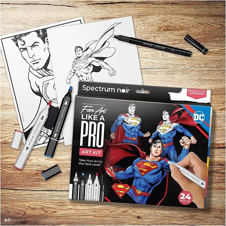 Ilustracija art kit SUPERMAN