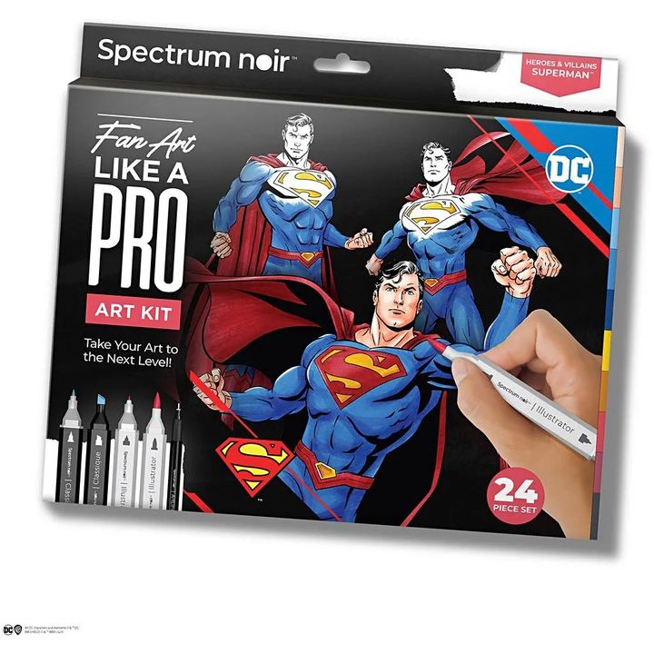 Ilustracija art kit SUPERMAN