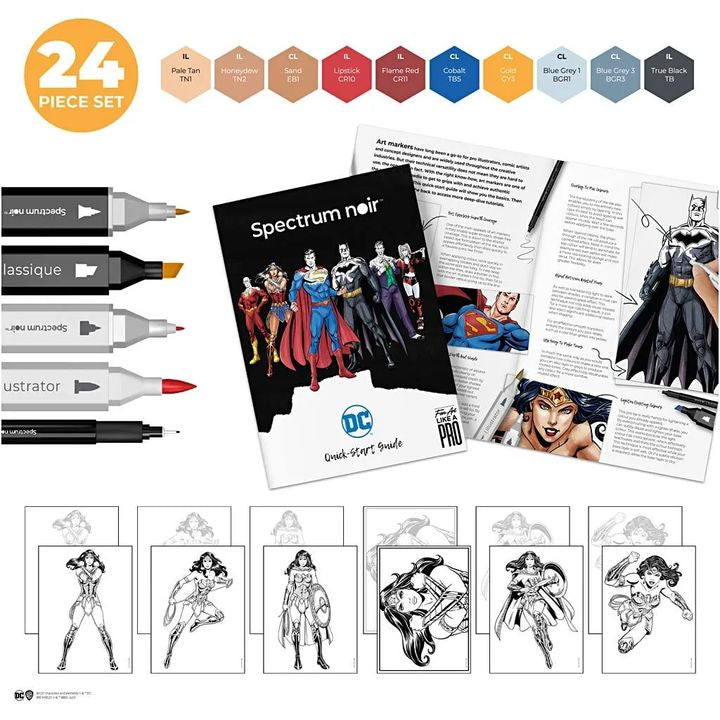 Ilustracija art kit WONDER WOMAN
