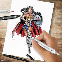 Ilustracija art kit WONDER WOMAN