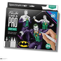 Ilustracija umetnički komplet HEROES AND VILLAINS : THE JOKER