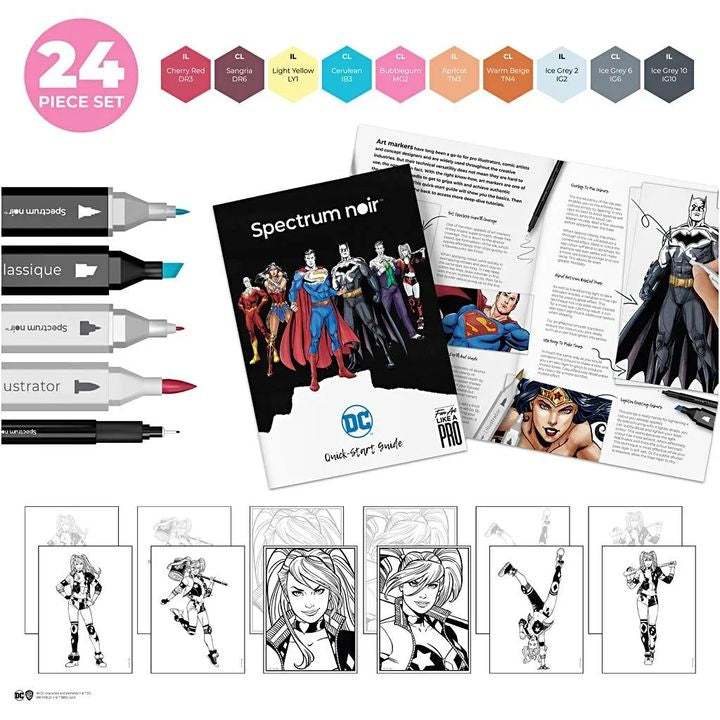 Ilustracija art kit HARLEY QUINN