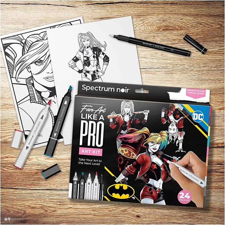 Ilustracija art kit HARLEY QUINN