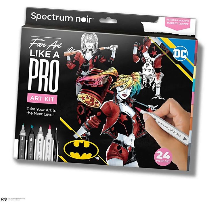 Ilustracija art kit HARLEY QUINN