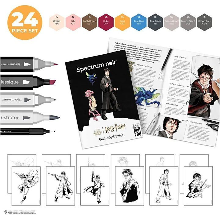 Ilustracija art kit HARRY POTTER