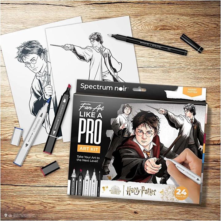 Ilustracija art kit HARRY POTTER