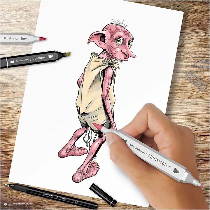 Ilustracija art kit HARRY POTTER: MAGICAL COMPANIONS