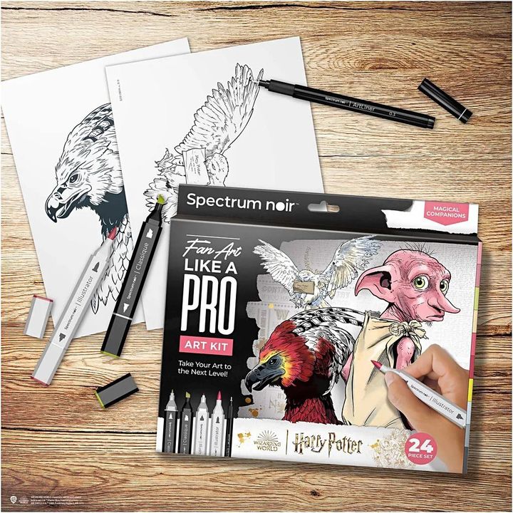 Ilustracija art kit HARRY POTTER: MAGICAL COMPANIONS