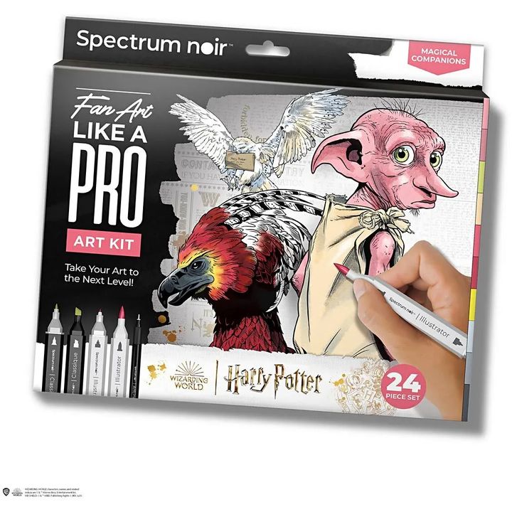 Ilustracija art kit HARRY POTTER: MAGICAL COMPANIONS