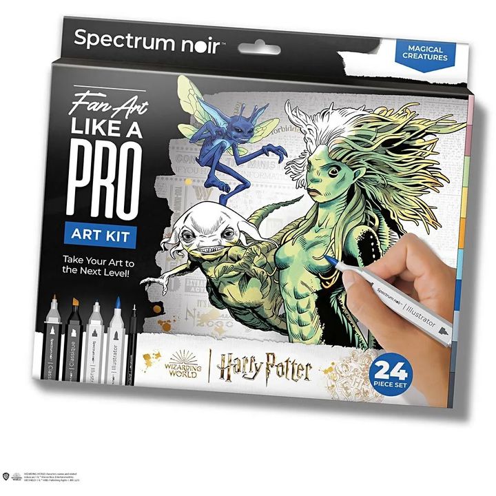 Ilustracija art kit HARRY POTTER: MAGICAL CREATURES