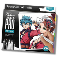 Ilustracija art kit MANGA A COMIC HEROES