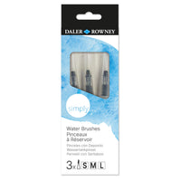 DALER ROWNEY Simply set praznih vodenih četkica 3 kom