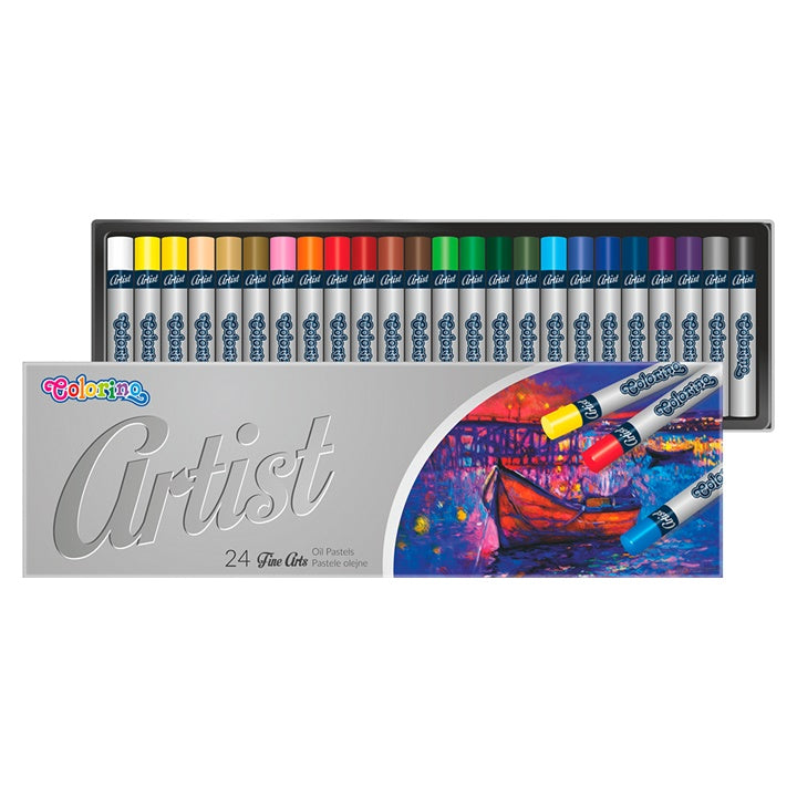 Okrugle uljne paste Colorino Artist 24 kom