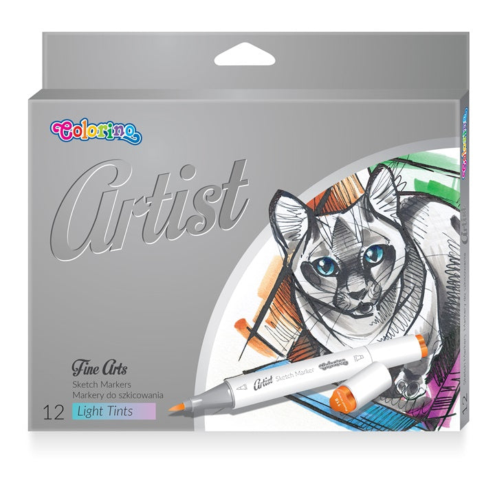 Dvostrani pastelni markeri za crtanje Colorino Artist 12 kom