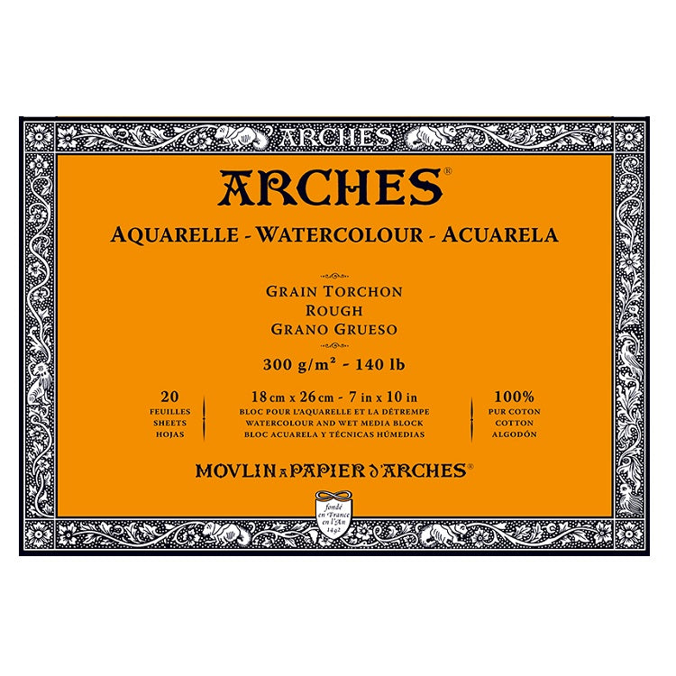 Blok za slikanje ARCHES® Aquarelle Watercolour Rough
