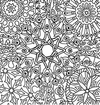 CERNIT polimer tekstura 90k90 mm – mandala