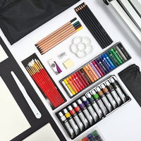 Veliki umetnički set Daler-Rowney sa stalkom - 115 delni