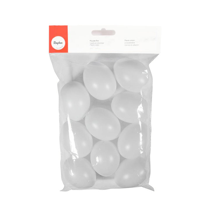 Plastična jaja Raiher 6 cm 10 komada