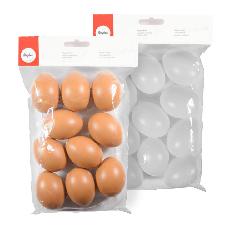 Plastična jaja Raiher 6 cm 10 komada