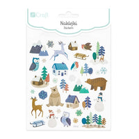 Set nalepnica Winter Landscape 33 komada