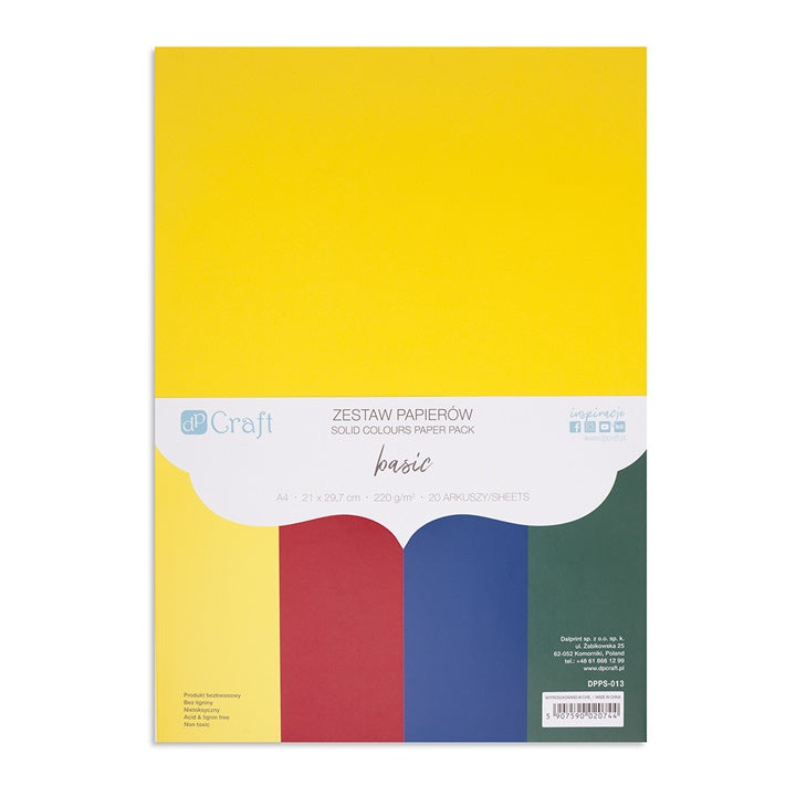 Papir u boji DP Craft 20 komada