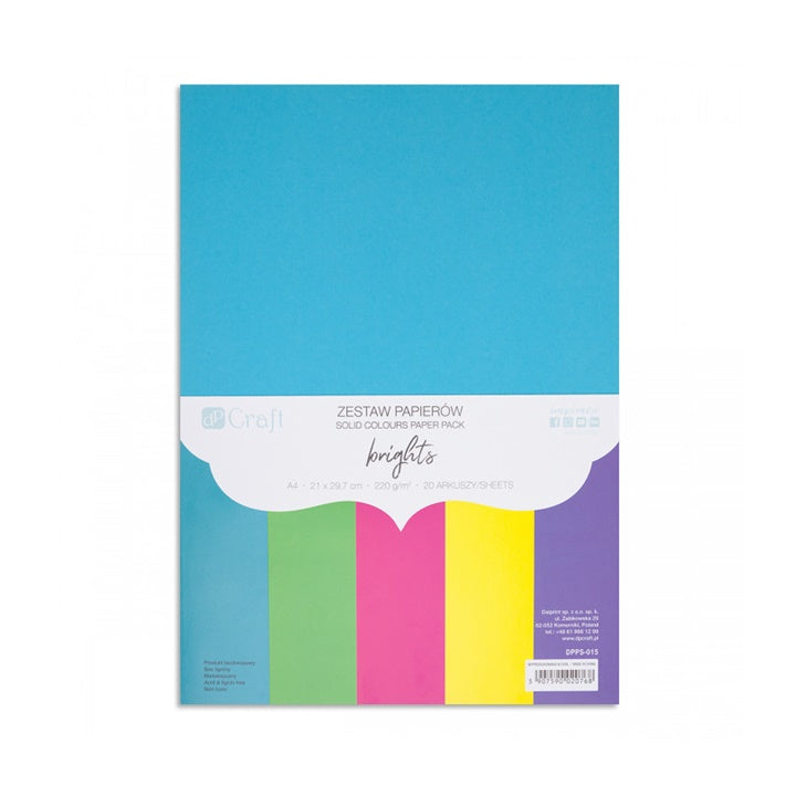 Papir u boji DP Craft 20 komada