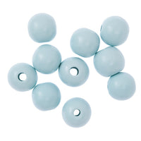 Drvene perle 2,5 cm – pakovanje od 10 | Razne boje